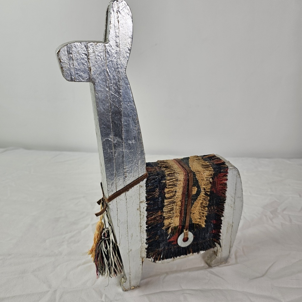 Artepampa La Pampa Argentina Llama Silver‎ Decorative Figurine Home Decor Travel